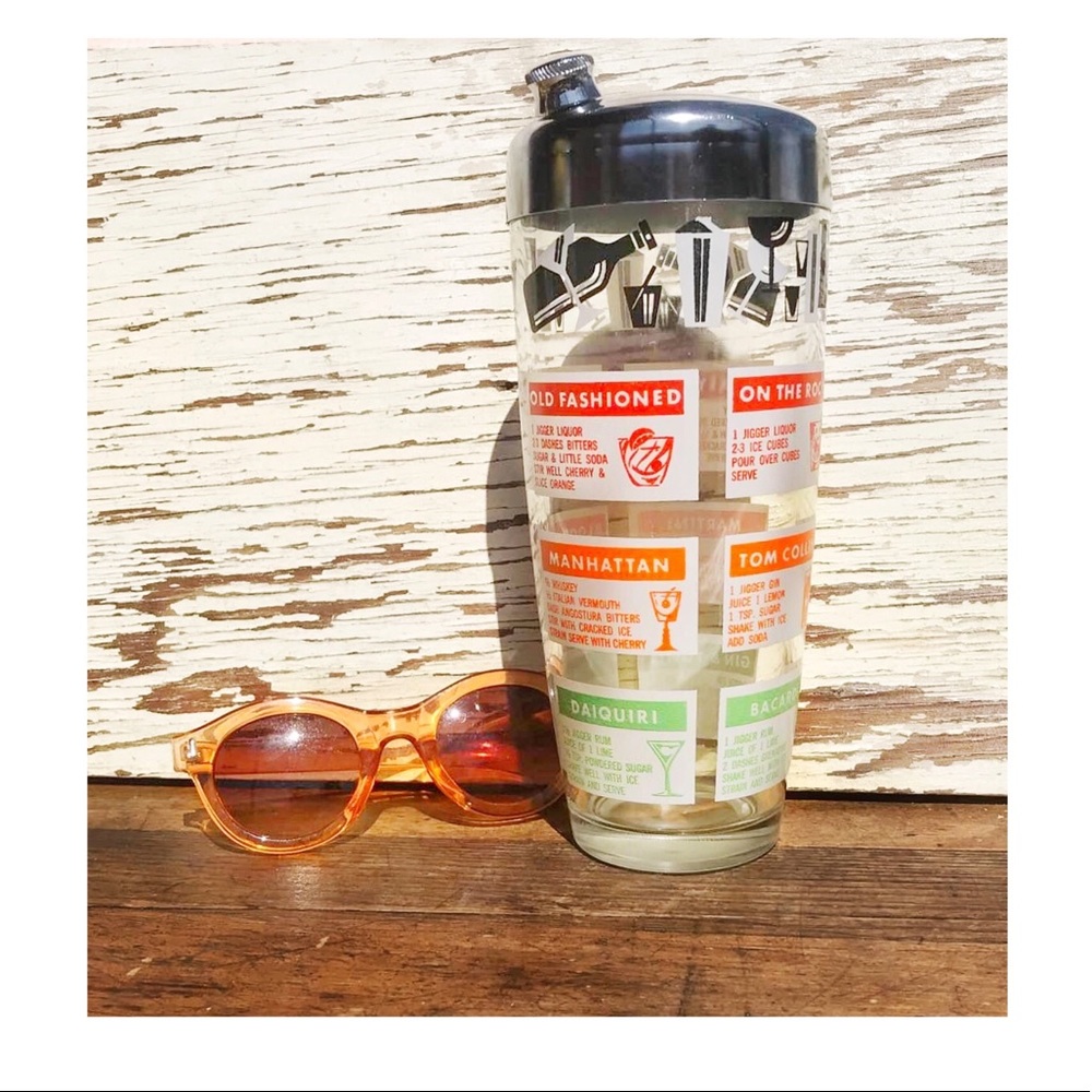 Vintage Mid Century Modern Cocktail Shaker